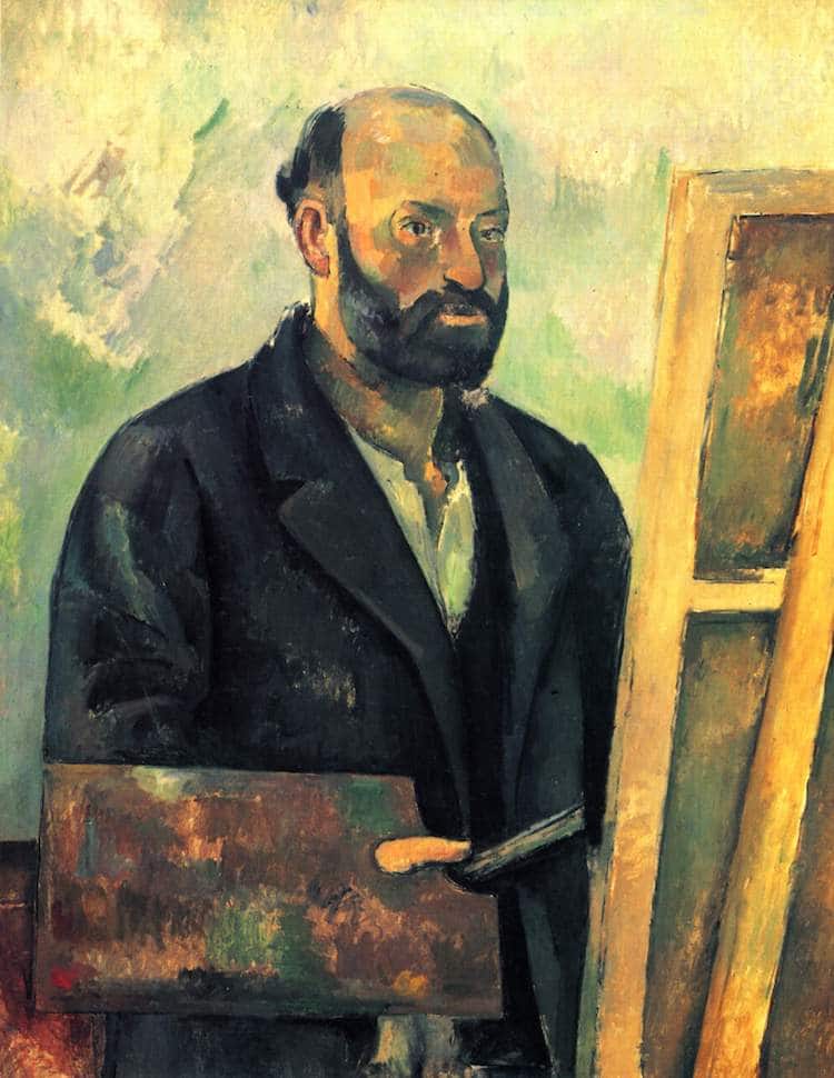 autorretrato de Paul Cezanne