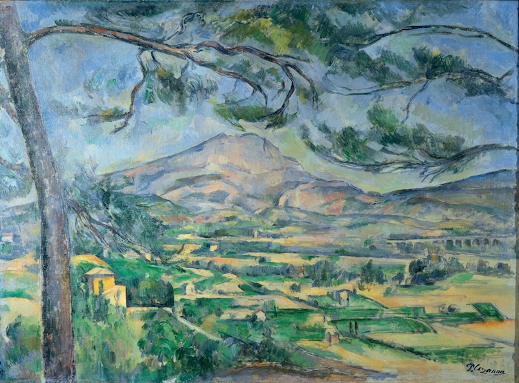 paisaje de Paul Cezanne