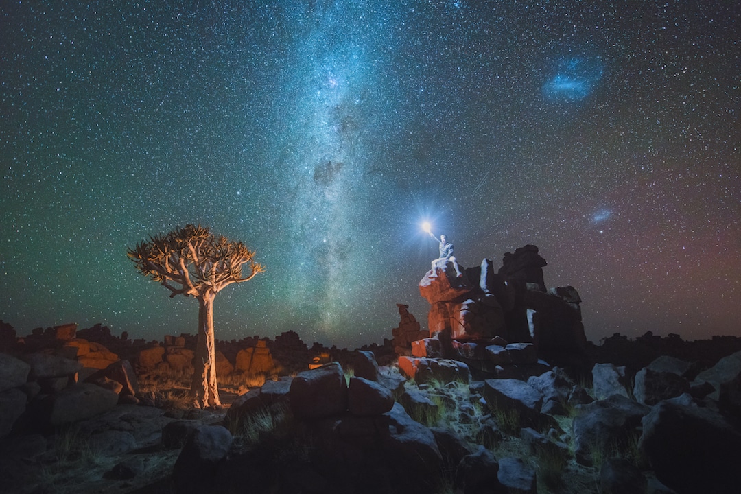 Swirling Star Trails Photography by Daniel Kordan