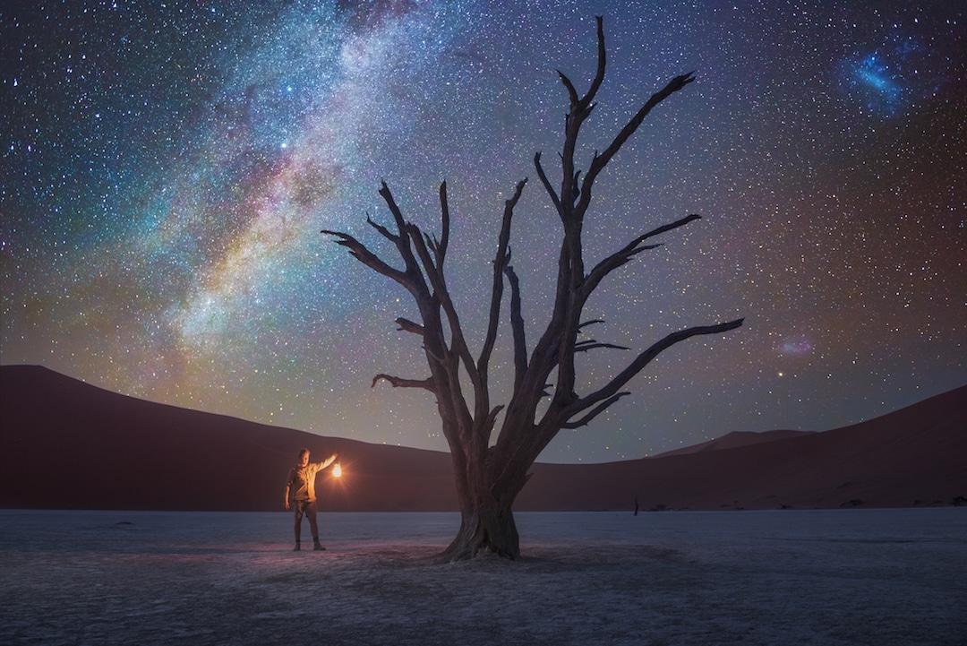 Swirling Star Trails Photography by Daniel Kordan