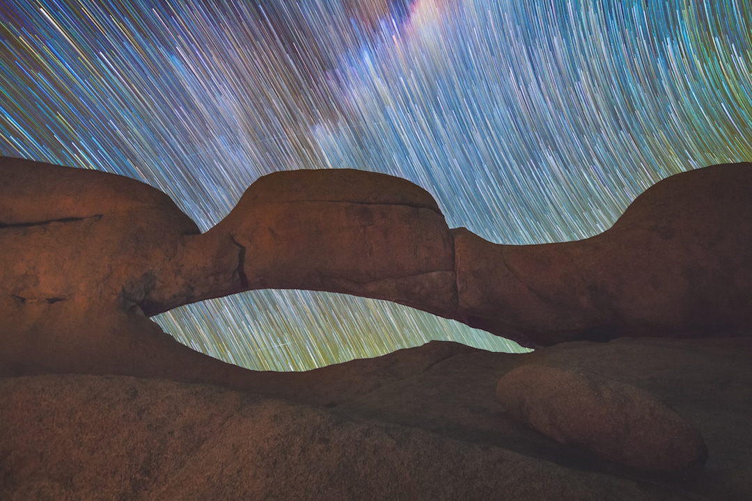 Swirling Star Trails Photography by Daniel Kordan