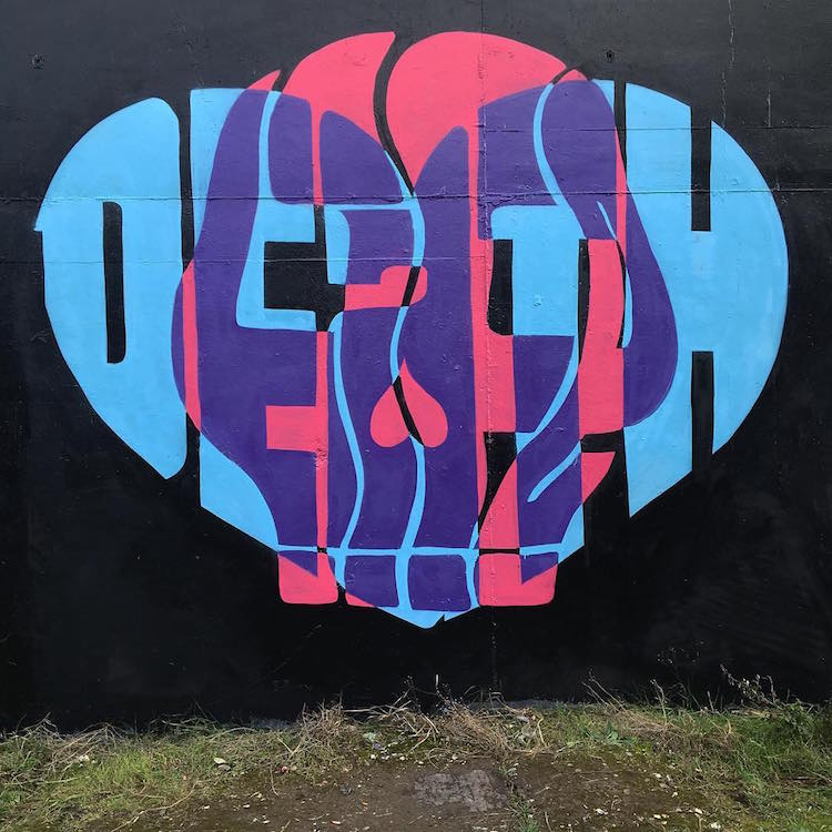 Typography Street Art by Pref