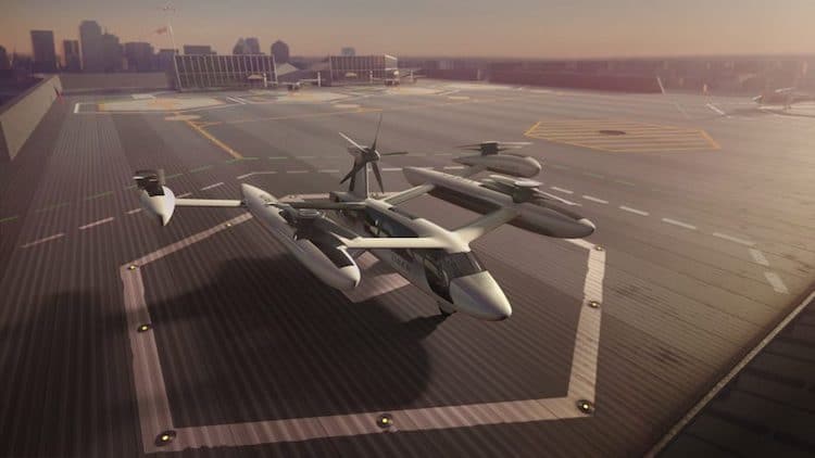 Uber Flying Taxi Concept