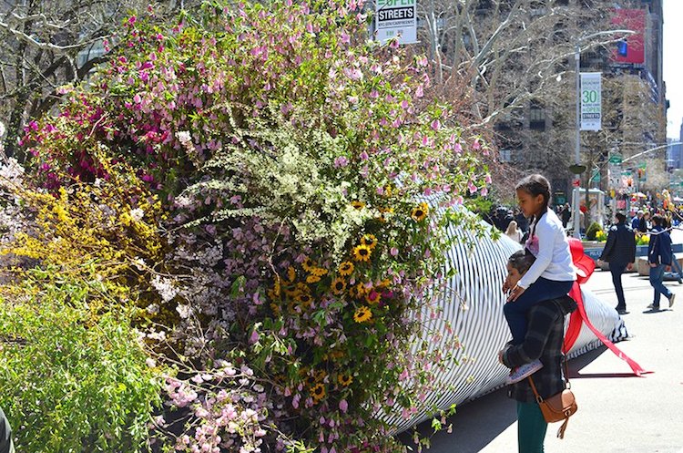 Flower Installation Art by Terrain Work