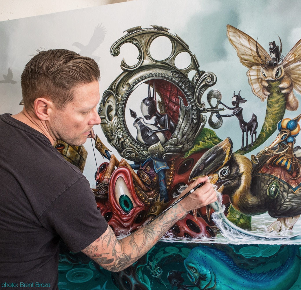 Painting Greg 'Craola' Simkins