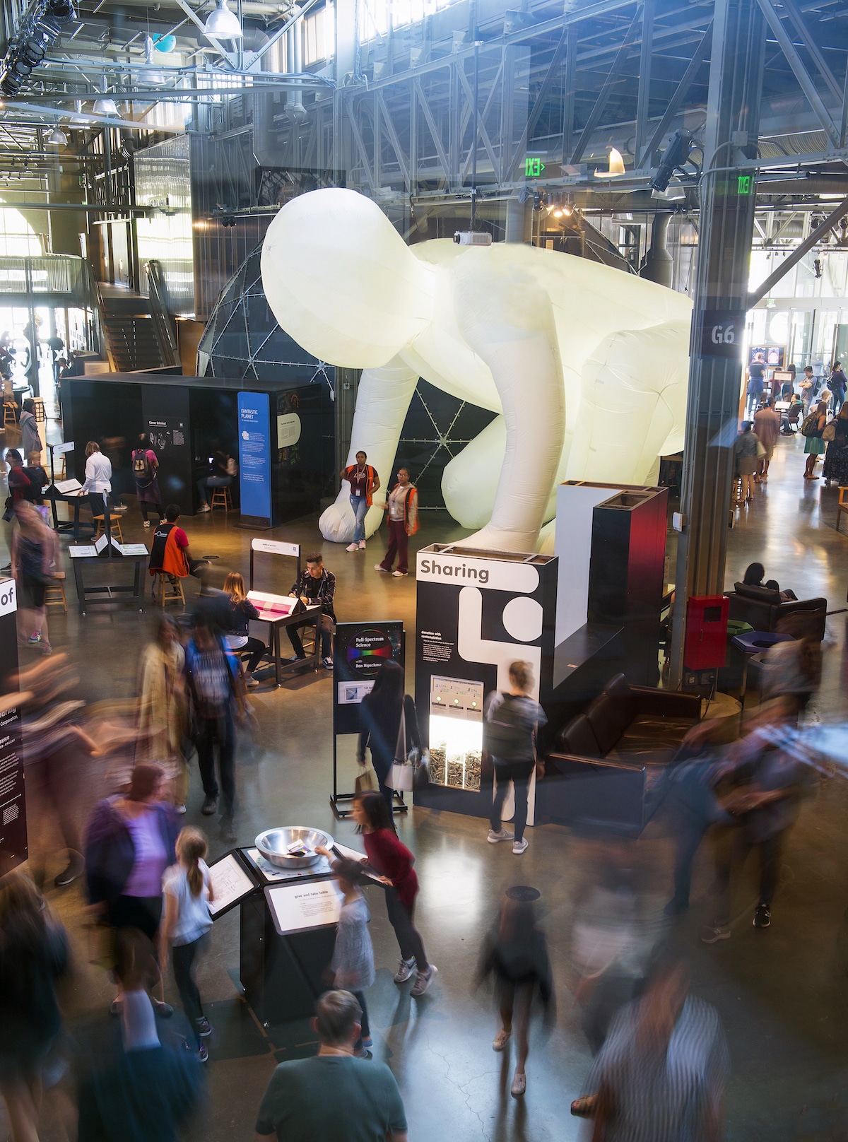 Inflatable at the Exploritorium of San Francisco