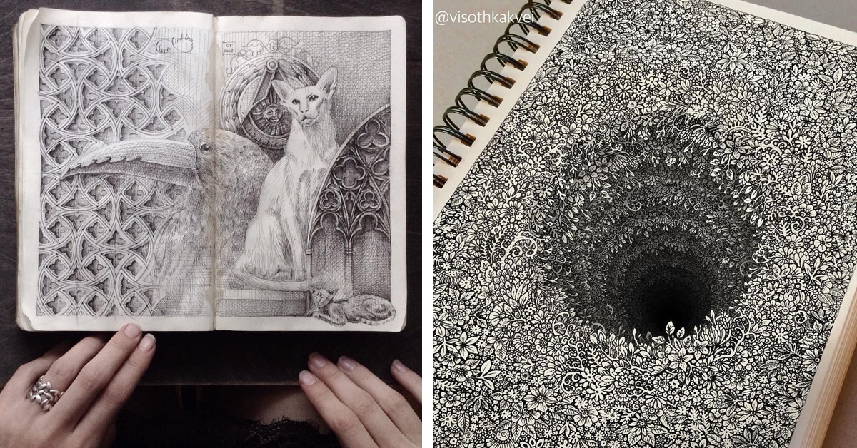 15 Sketchbook Drawings That ll Inspire You to Keep Your Own