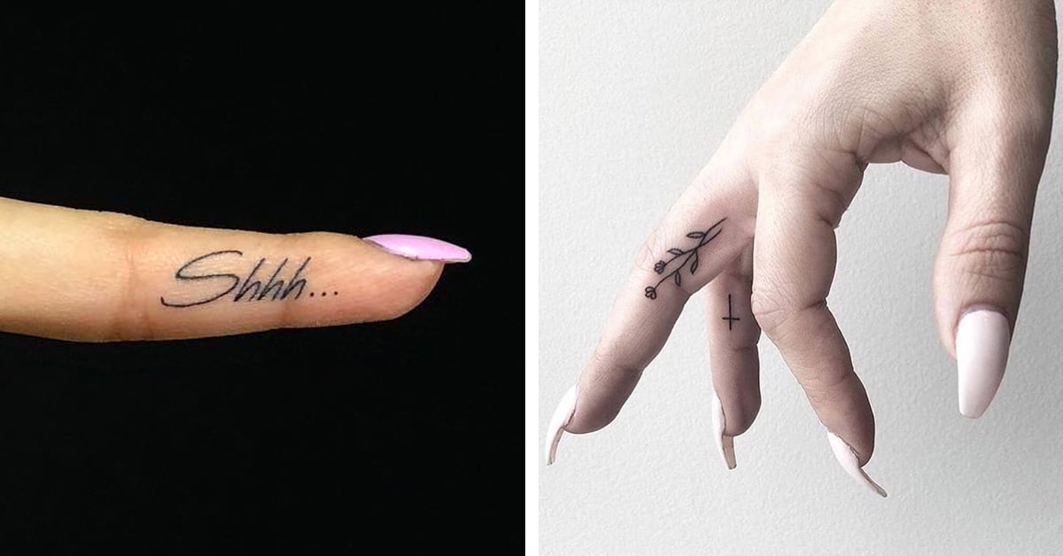 Finger Lettering tattoo women at theYoucom