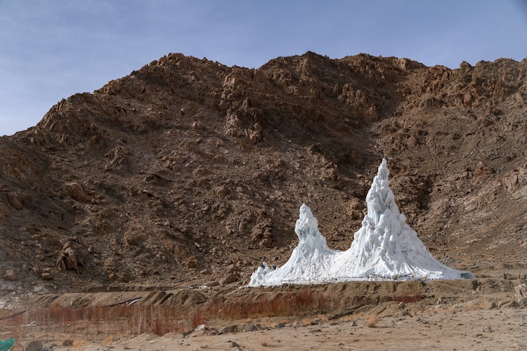 Ice Stupa by Sonam Wangchuk