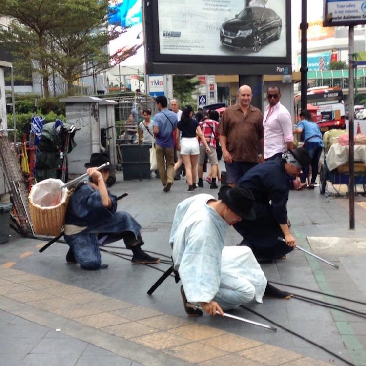 Modern Samurai Isse Ichidai Jidaigumi Japanese Street Cleaners