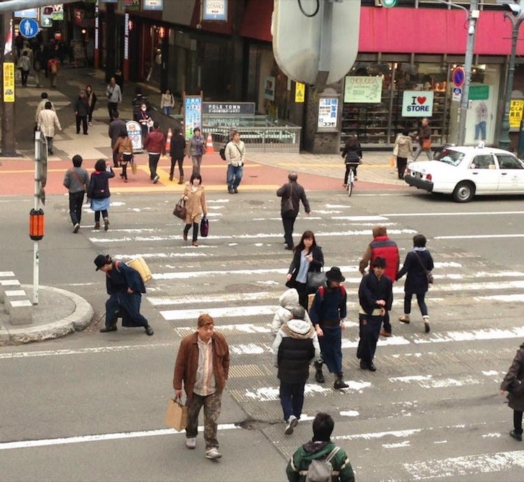 Modern Samurai Isse Ichidai Jidaigumi Japanese Street Cleaners