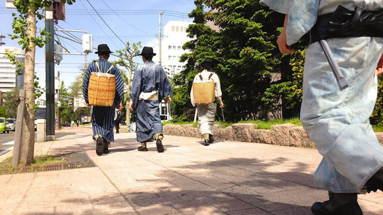 Modern Samurai Isse Ichidai Jidaigumi Japanese Street Cleaners