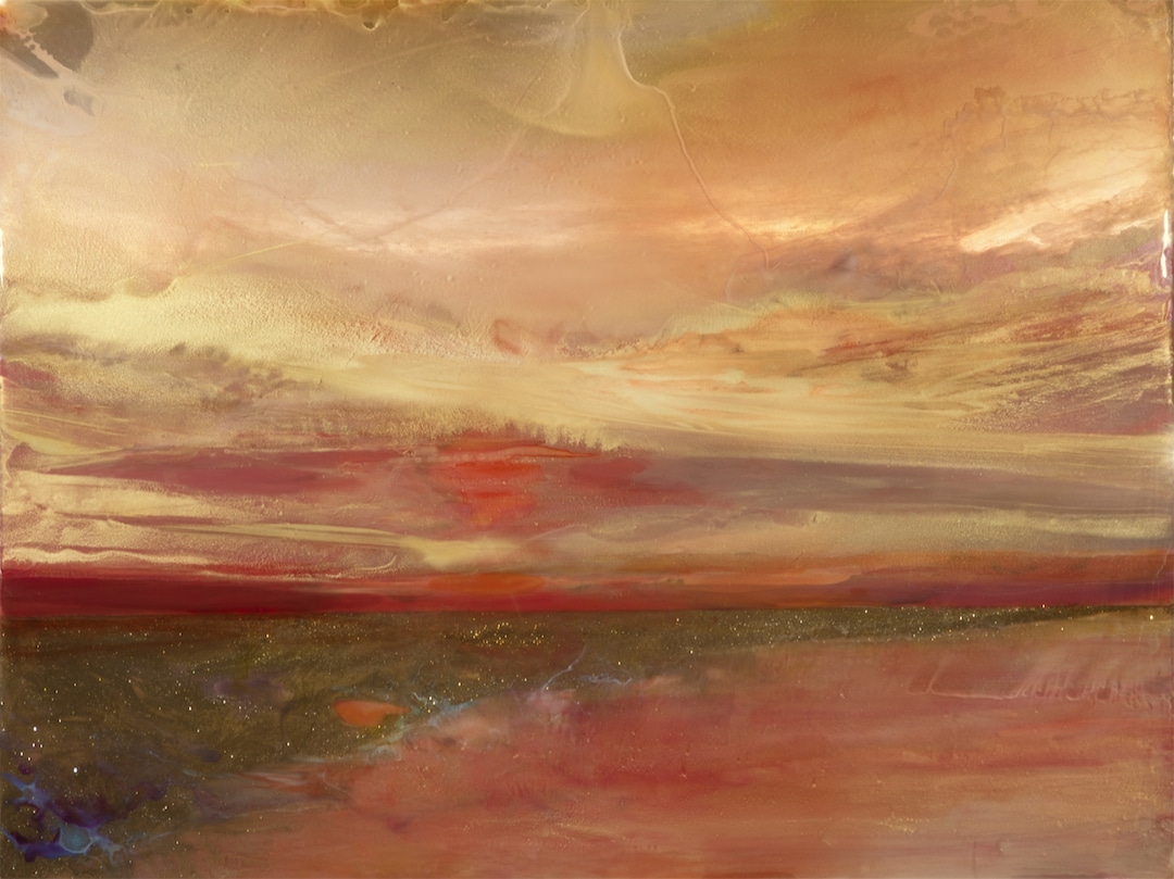 Mixed Media Landscape Paintings Jessica Dunegan Resin Paintings