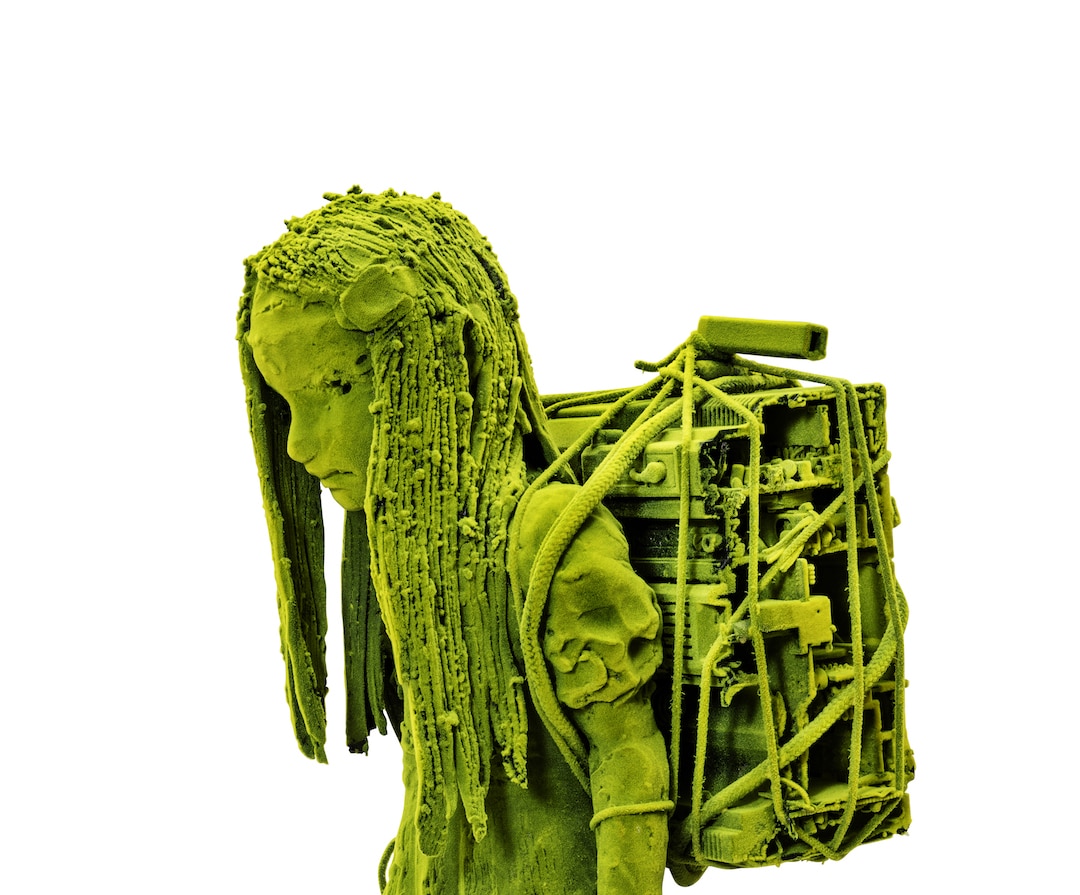 Moss People Sculptures of Children Kim Simonsson