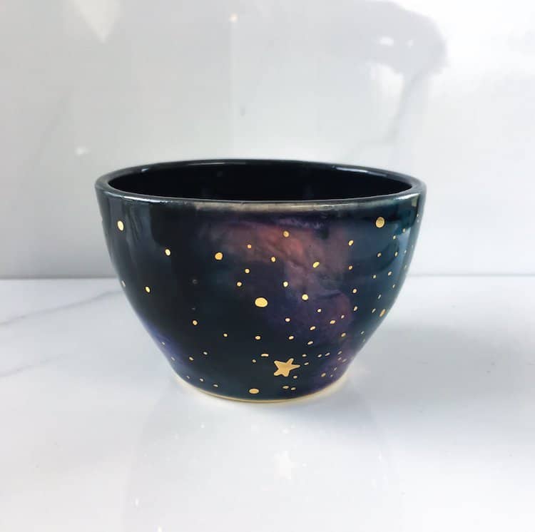 Modern Mud Galaxy Ceramics Galaxy Planter