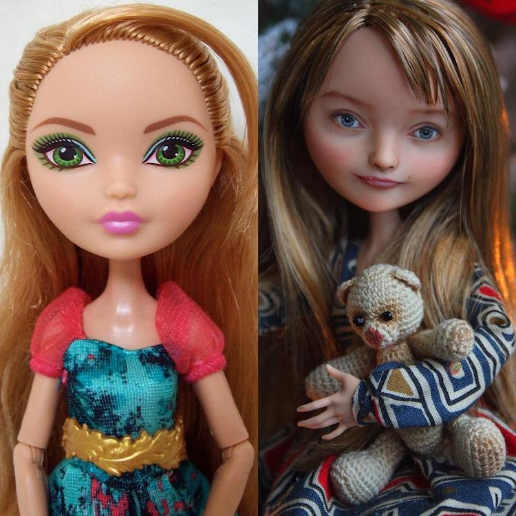 Doll Repainting by Olga Kamenetskaya