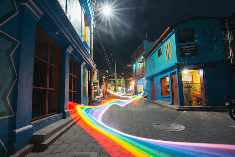 Rainbow Road Long Exposure Photography by Daniel Mercadante