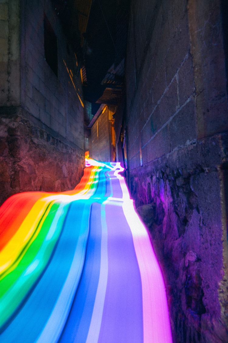 Rainbow Road Long Exposure Photography by Daniel Mercadante