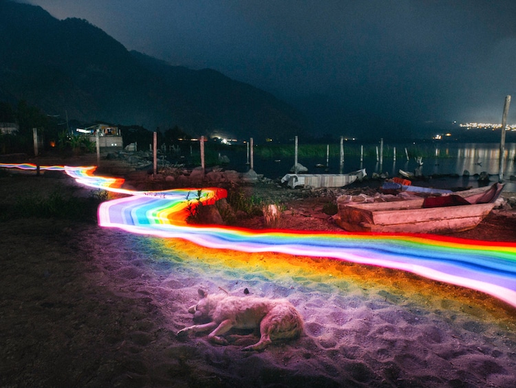 Rainbow Road Long Exposure Photography by Daniel Mercadante