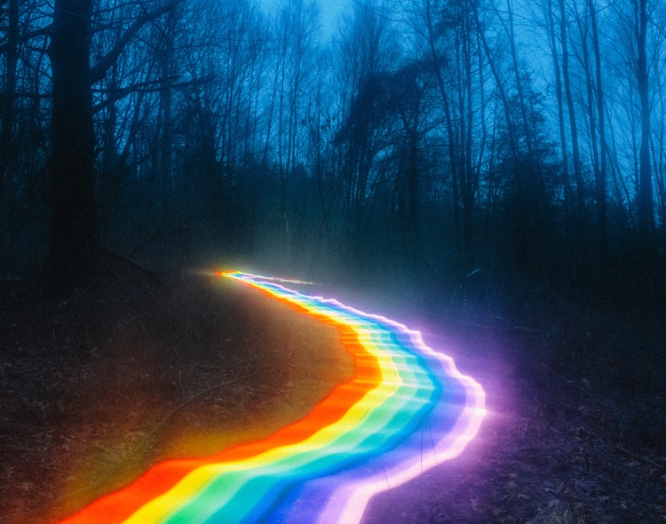 Rainbow Road Long Exposure Photography by Daniel Mercadante