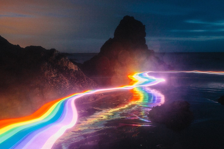 Rainbow Road Long Exposure Photography by Daniel Mercadante