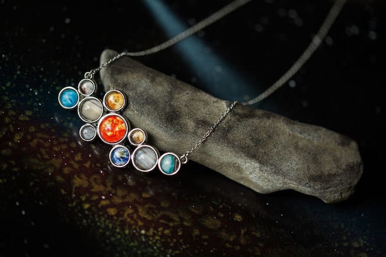 Solar System Jewelry Solar System Bracelet Solar System Necklace Yugen Tribe