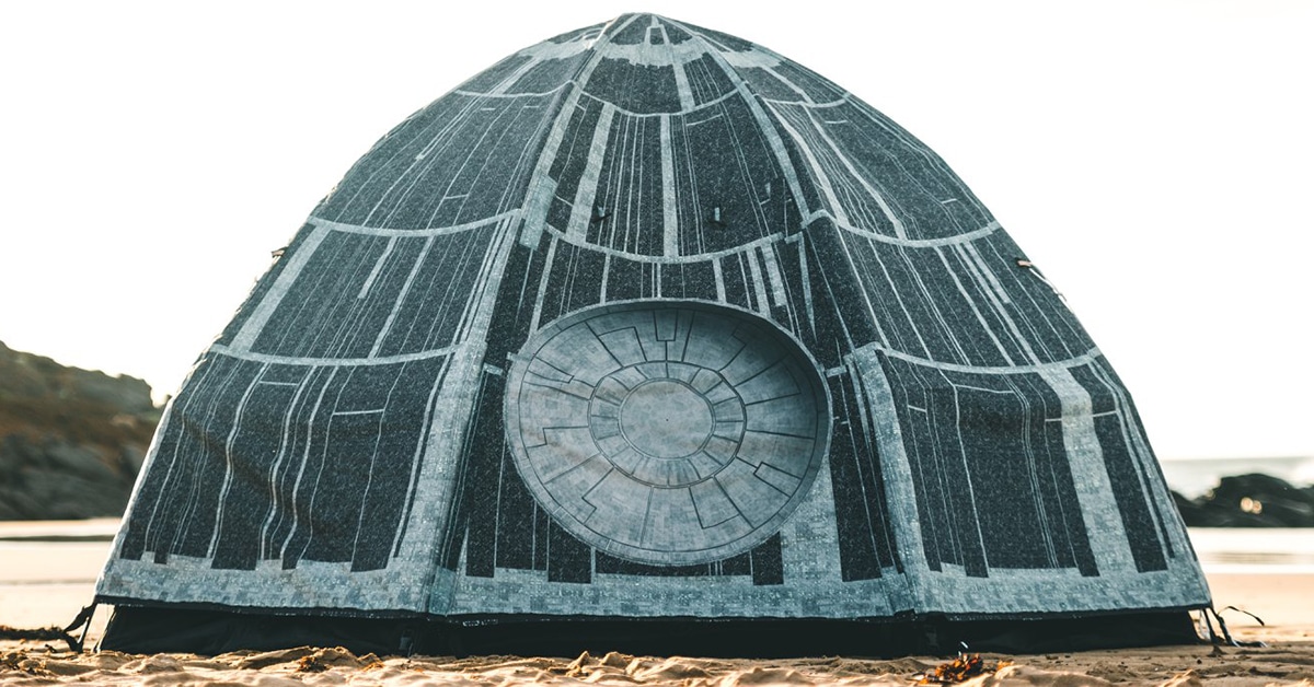 Star Wars example #4: Star Wars Death Star Tent Takes Camping to a Whole New Galaxy