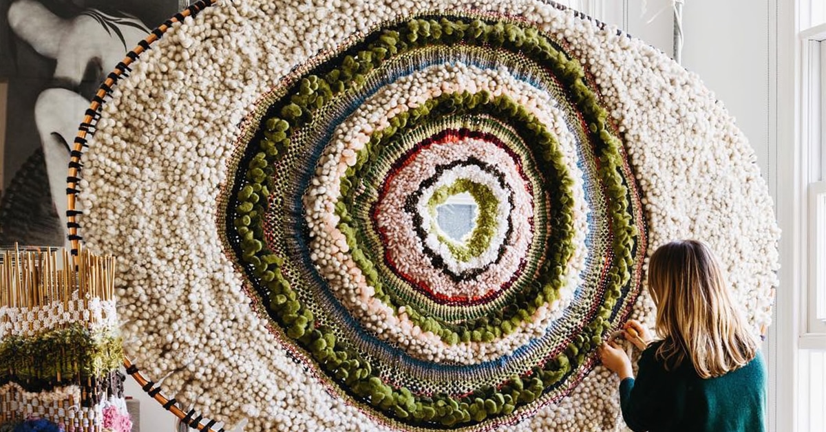  Textile  Art  Captures the Colors and Texture of the 