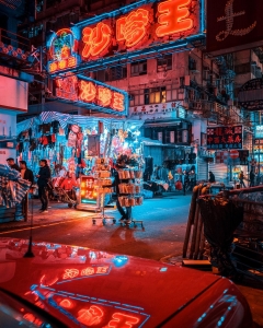 Rooftopper Captures Neon Glow of Shanghai from Above and Below