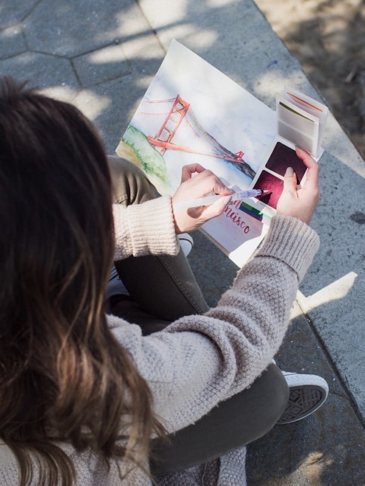 Viviva ColorSheets is a Portable Watercolor Kit for Artists-On-The-Go