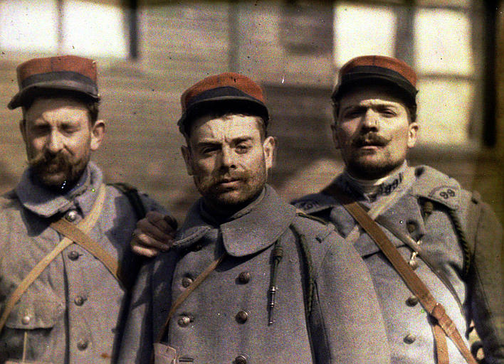 French soldiers during World War I