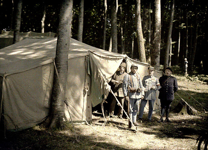 fotografías a color de la primera guerra mundial