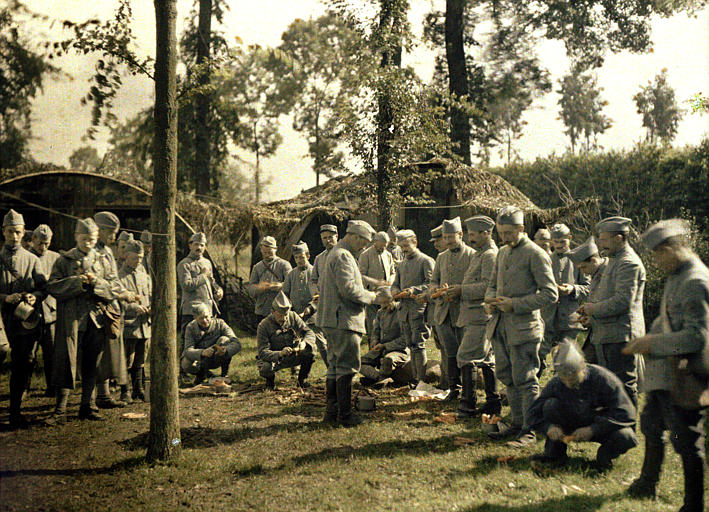 fotografías a color de la primera guerra mundial