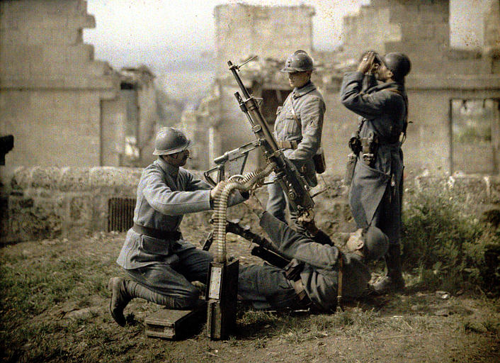 fotografías a color de la primera guerra mundial