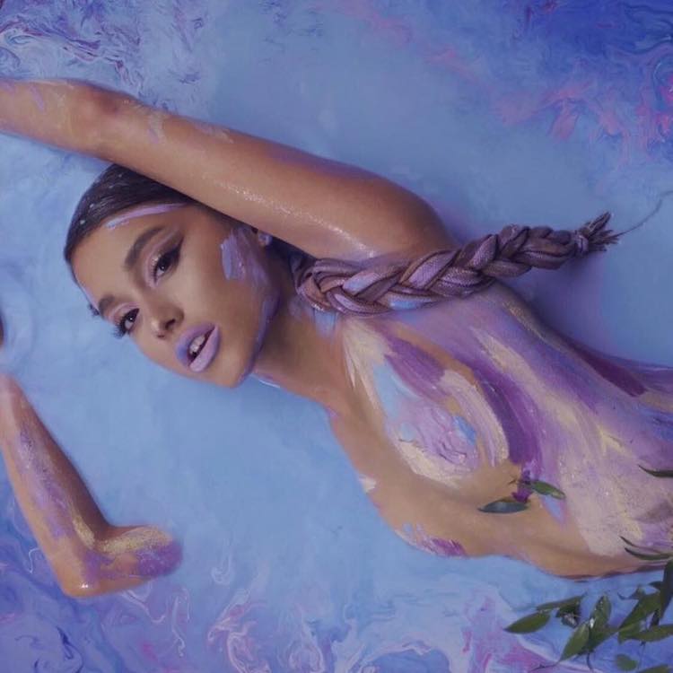 Alexa Meade Body Painting Art on Ariana Grande