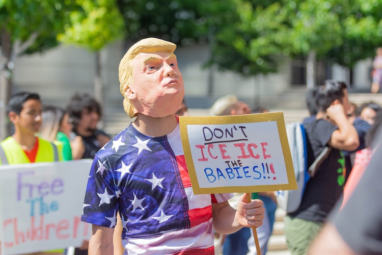 Families Belong Together Protest March Signs