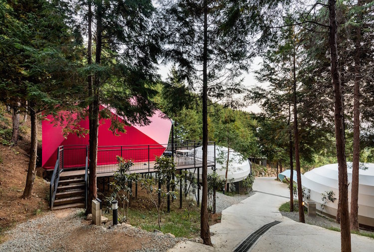 Glamping Camping Pods by Atelier Chang