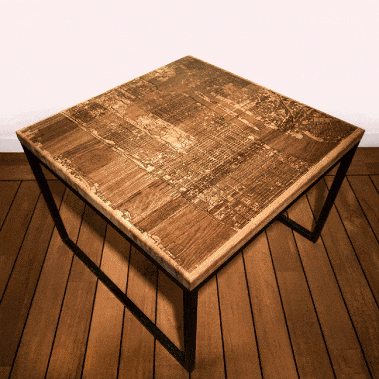 Woo Design - City Map Resin Coffee Table