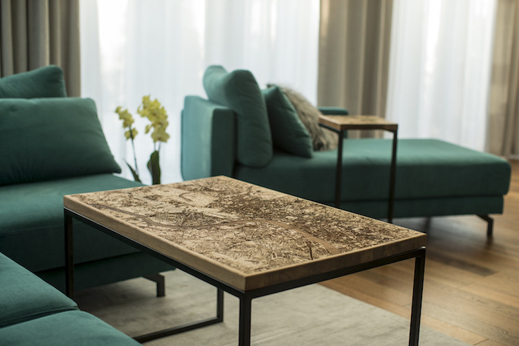 Woo Design - City Map Resin Coffee Table