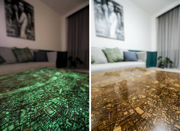 Woo Design - City Map Resin Coffee Table