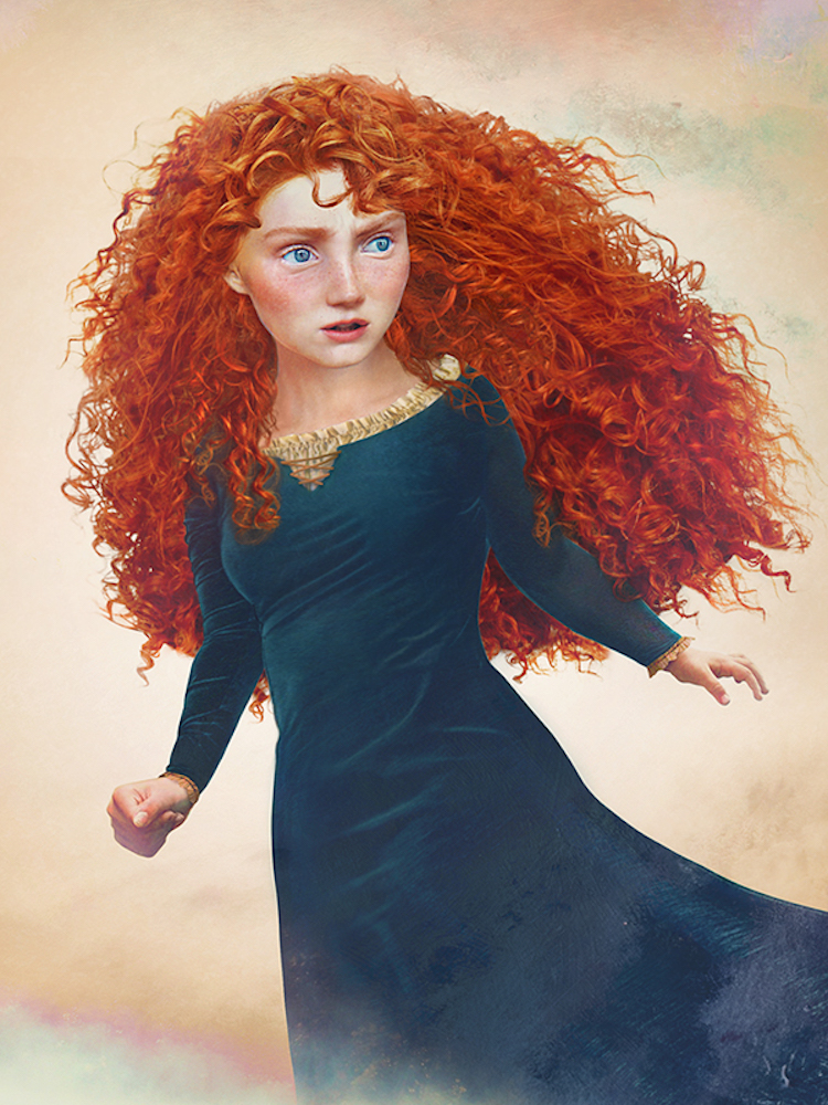 real life disney princess portraits