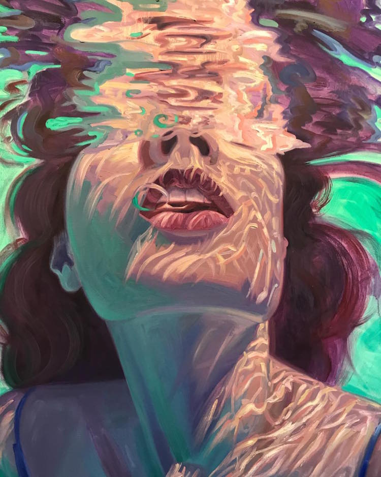 Underwater Paintings Capture Moments Of Tranquility