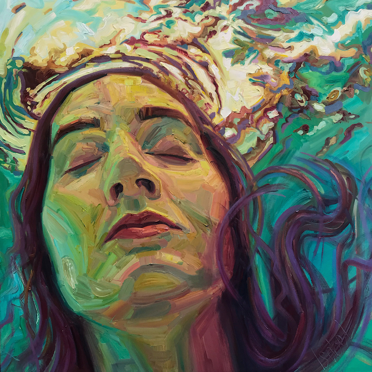 Oil Painting Underwater Paintings by Isabel Emrich