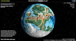 Interactive Map Explores Earth from 700 Million Years Ago to Today