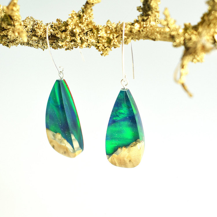 Resin Jewelry Norwegian Landscape by ArtfulResin