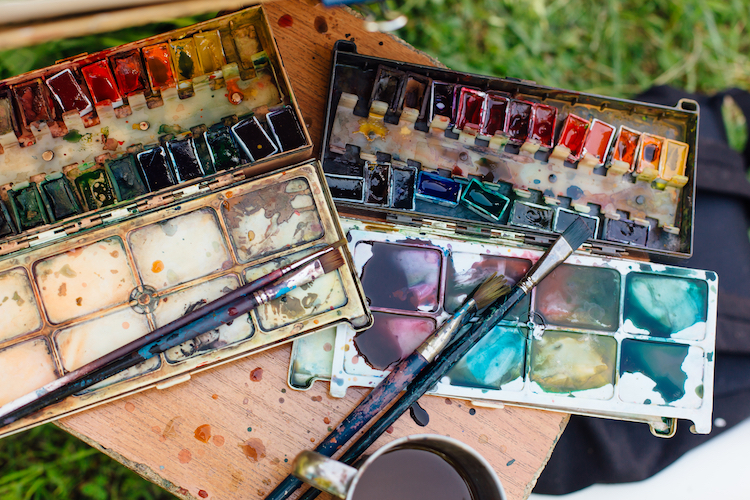 Wet-On-Wet Watercolor Painting Sets