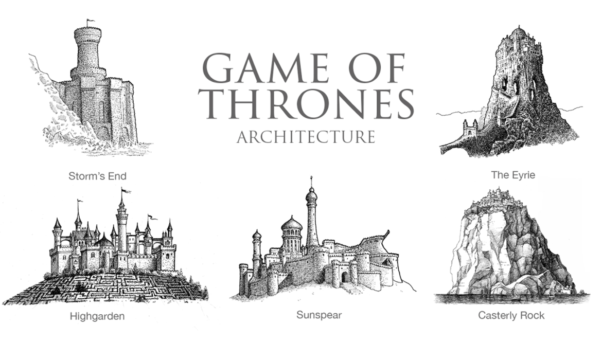 Ilustración de la arquitectura de Game of Thrones