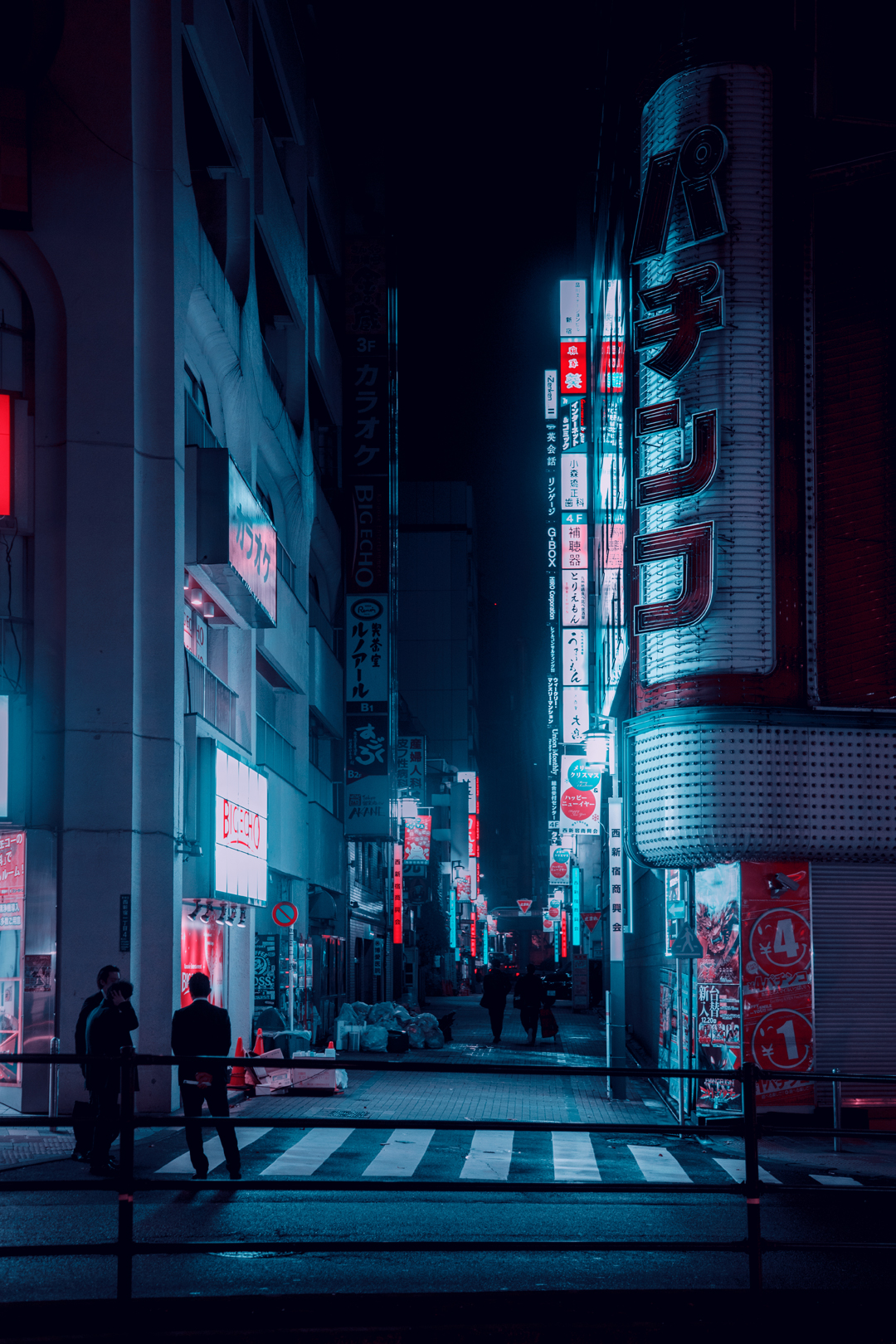 Улицы Токио киберпанк