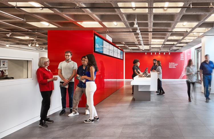 The Box Office at the Chicago Architecture Center; Photo credit: Courtesy Chicago Architecture Center