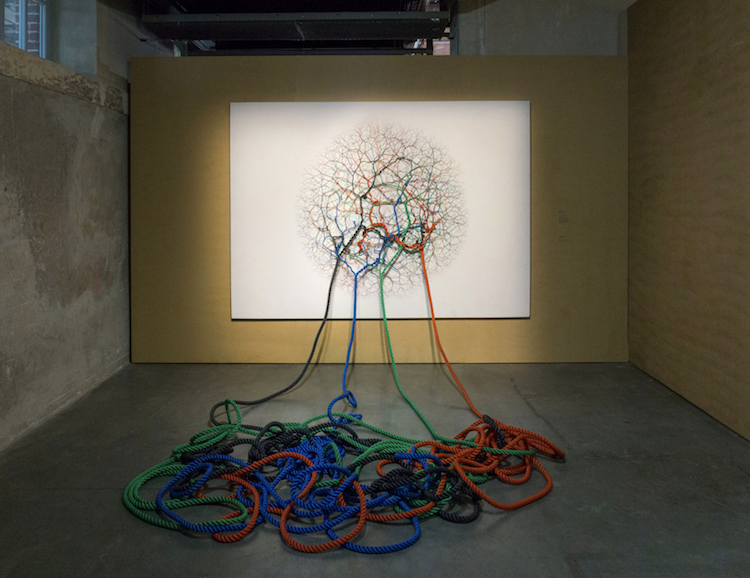 Ciclotramas Rope Art Organic Installation Janaina Mello Landini